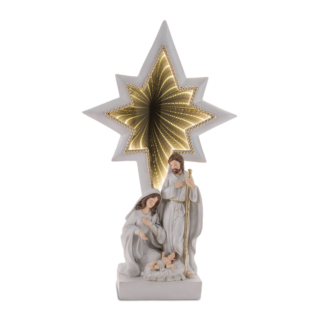 Holy Family Nativity with EkkoLight Star
