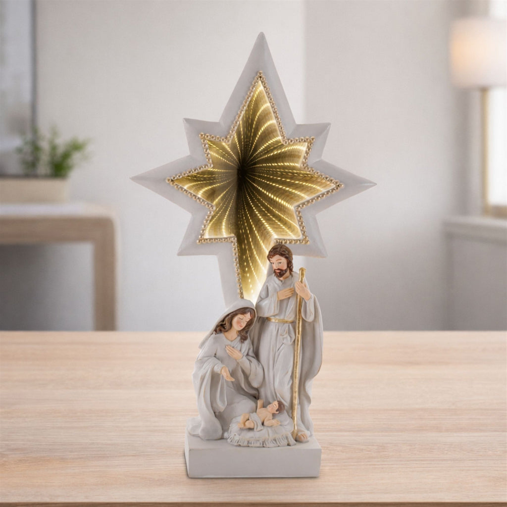 Holy Family Nativity with EkkoLight Star