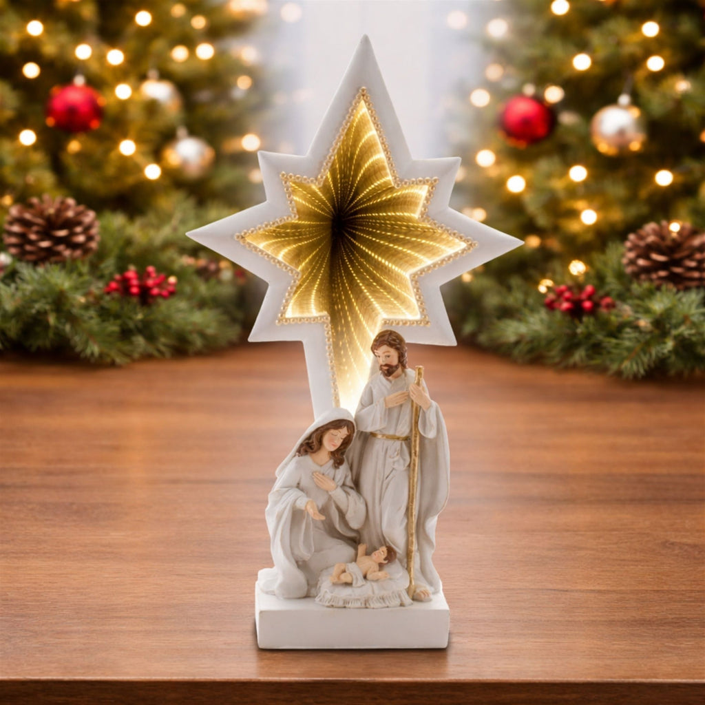 Holy Family Nativity with EkkoLight Star