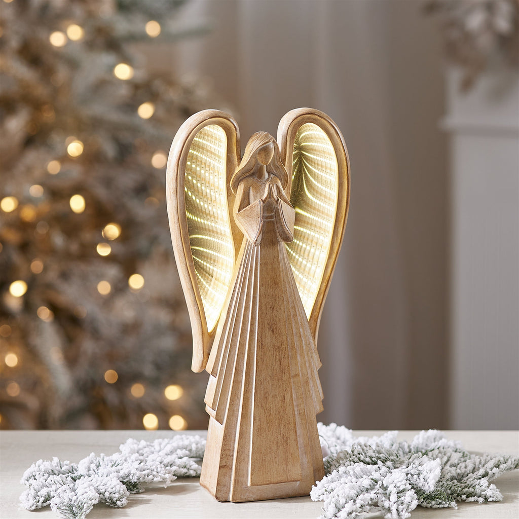 Angel with EkkoLight Wings Figurine 15.5"H