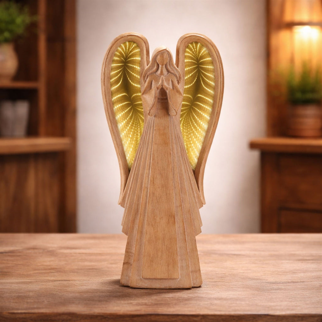 Angel with EkkoLight Wings Figurine 15.5"H