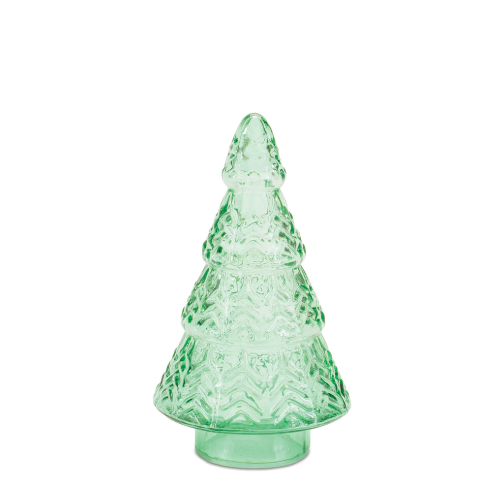 Textured Glass Christmas Tree (Set of 2)