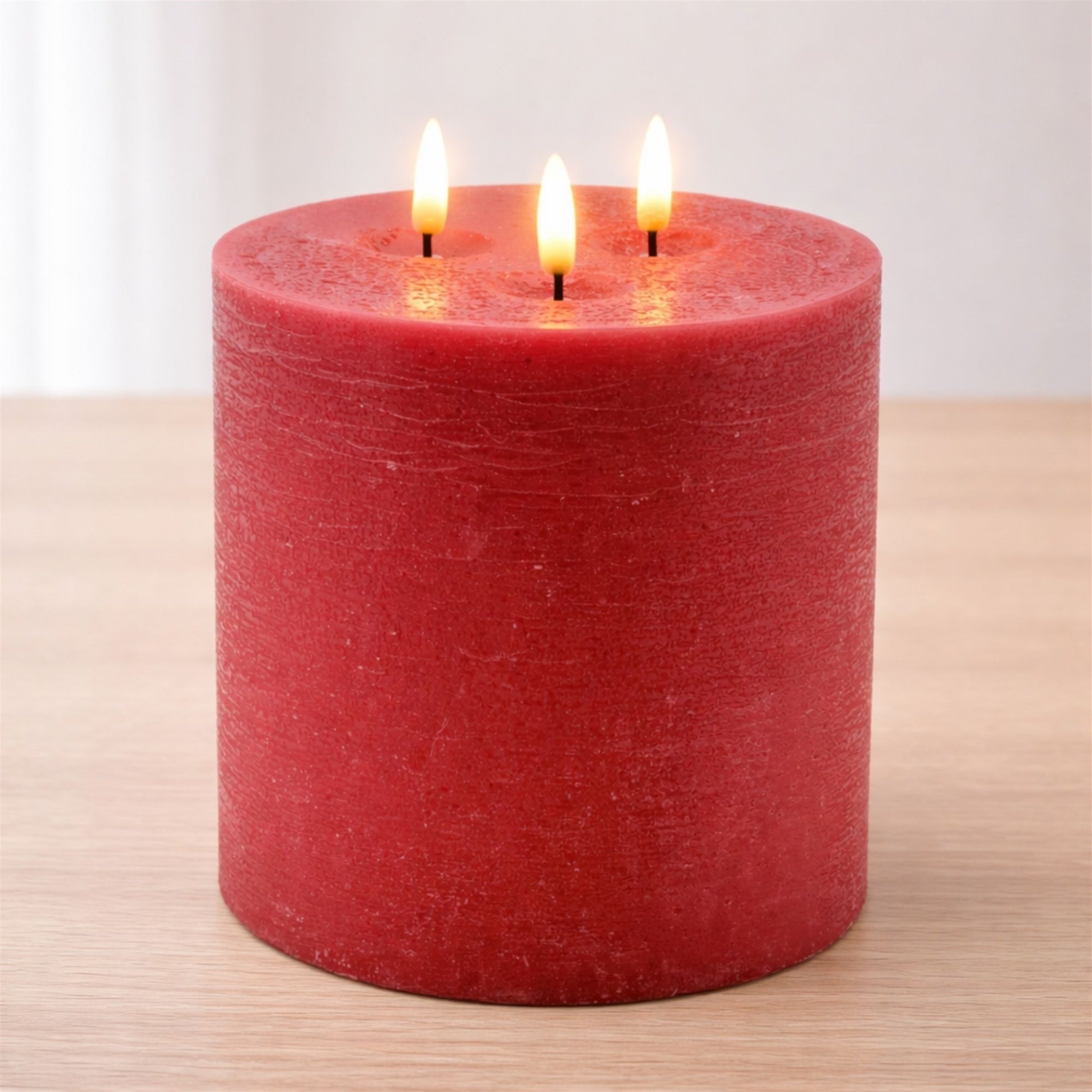 FIA Red Triple Wick Candle (Set of 2)