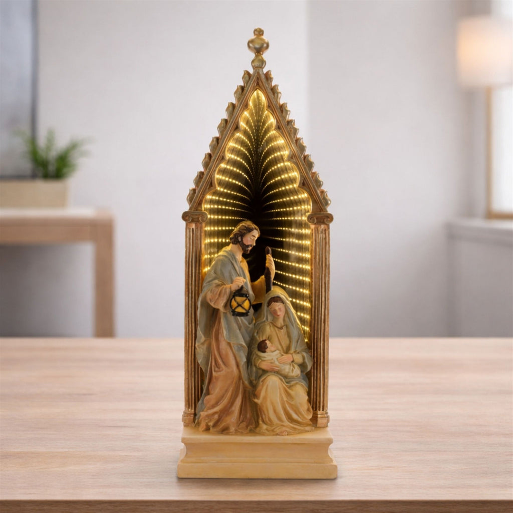 Holy Family Nativity with Ekkolight Arch
