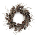 Pine Cone and Twig Wreath 23"D