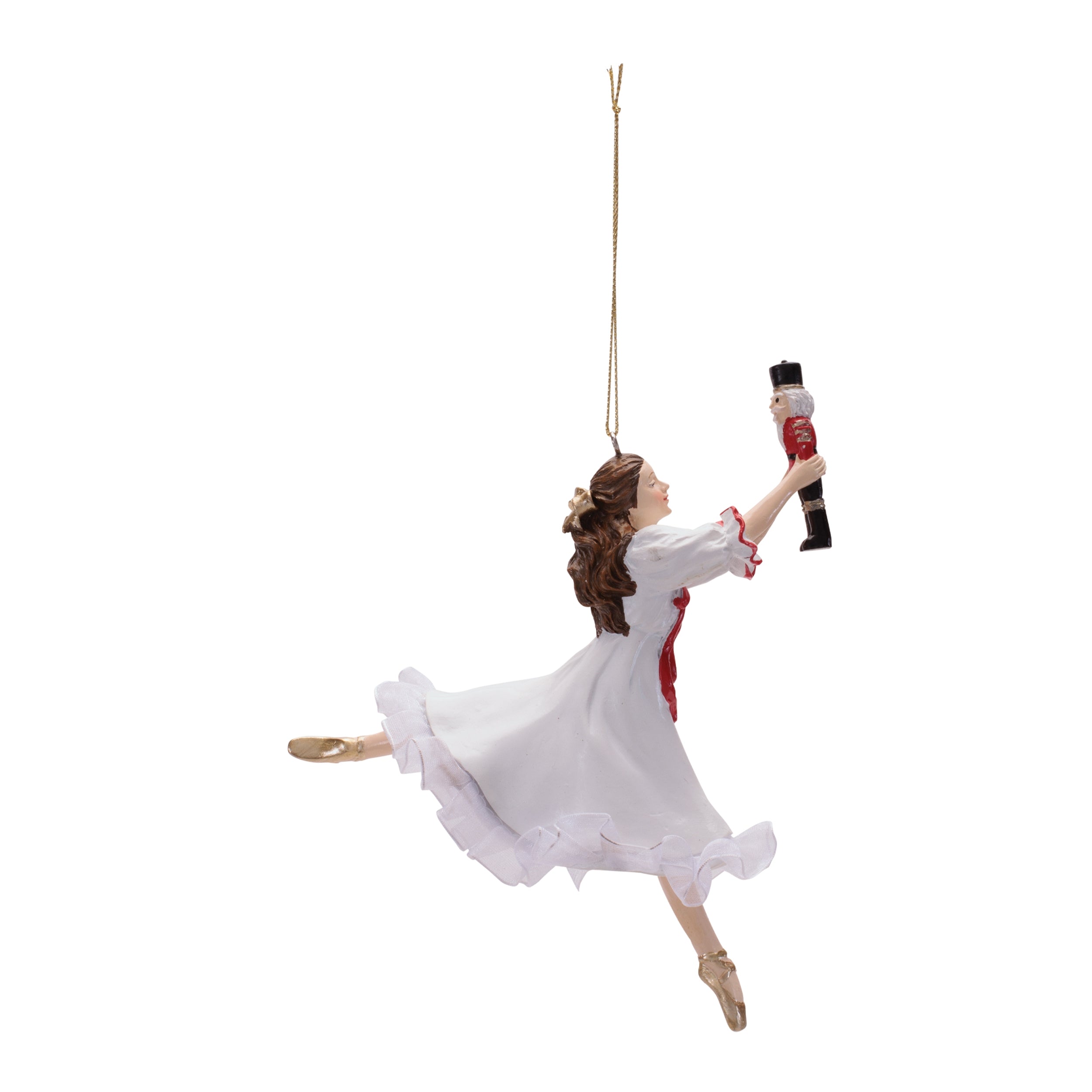 Ballerina and Nutcracker Ornament Set of 4 Ð 5.75"H Resin