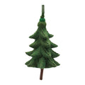 Rustic Tree Ornaments (Set of 4) Ð 5.5" Plastic with Jute Hangers
