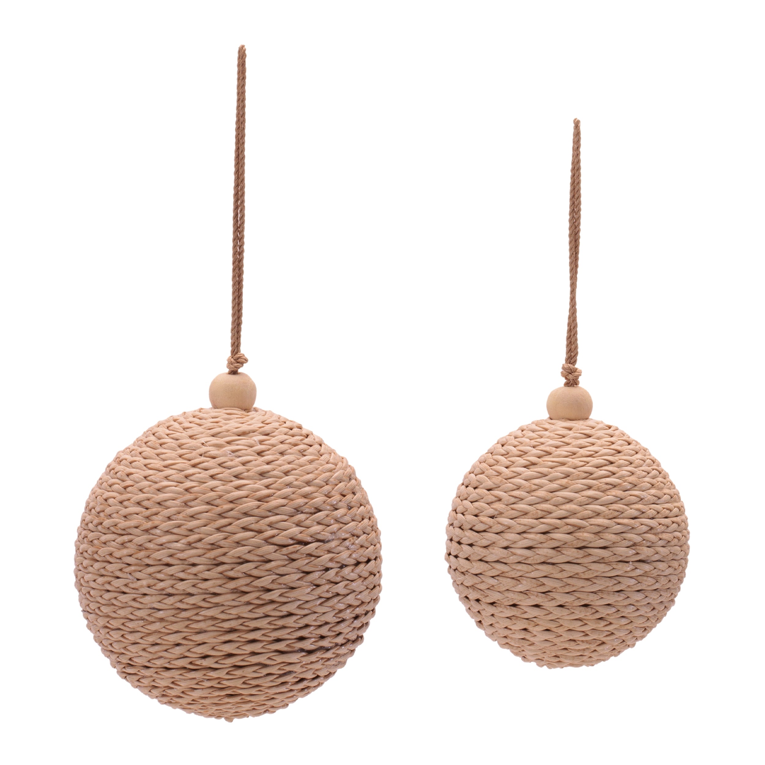 Plastic Ball Ornaments (Set of 4) Ð 3" & 4" Christmas Tree Decorations