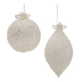 Glass Drop Ornaments (Set of 4) Ð 5" x 7" Christmas Tree Decorations