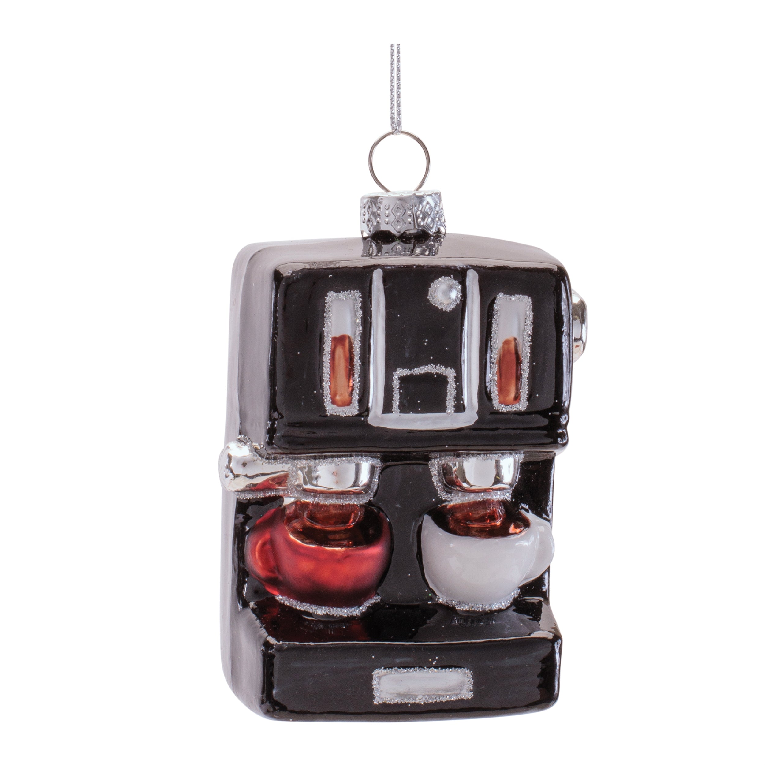 Espresso Machine Glass Ornament (Set of 12)