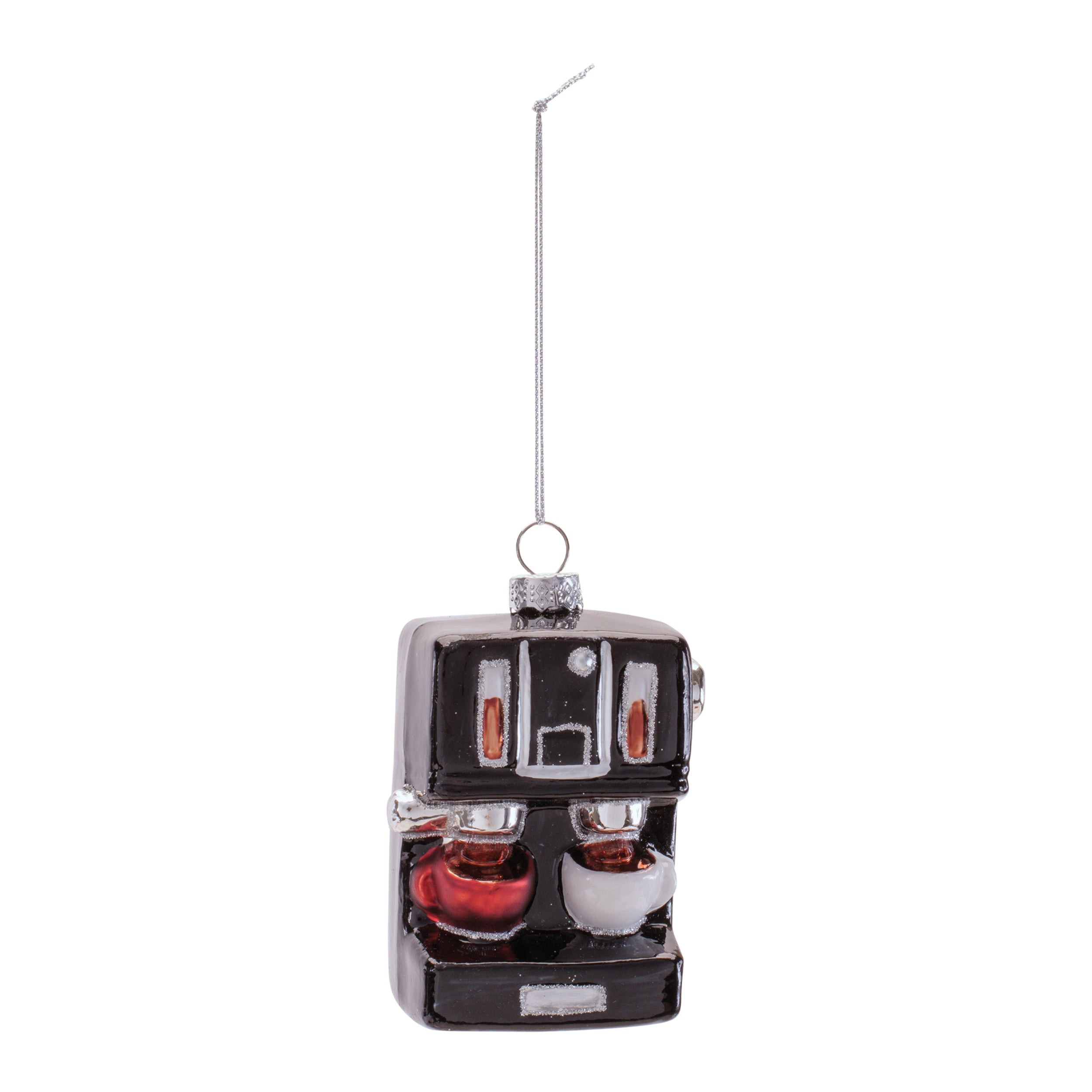 Espresso Machine Glass Ornament (Set of 12)