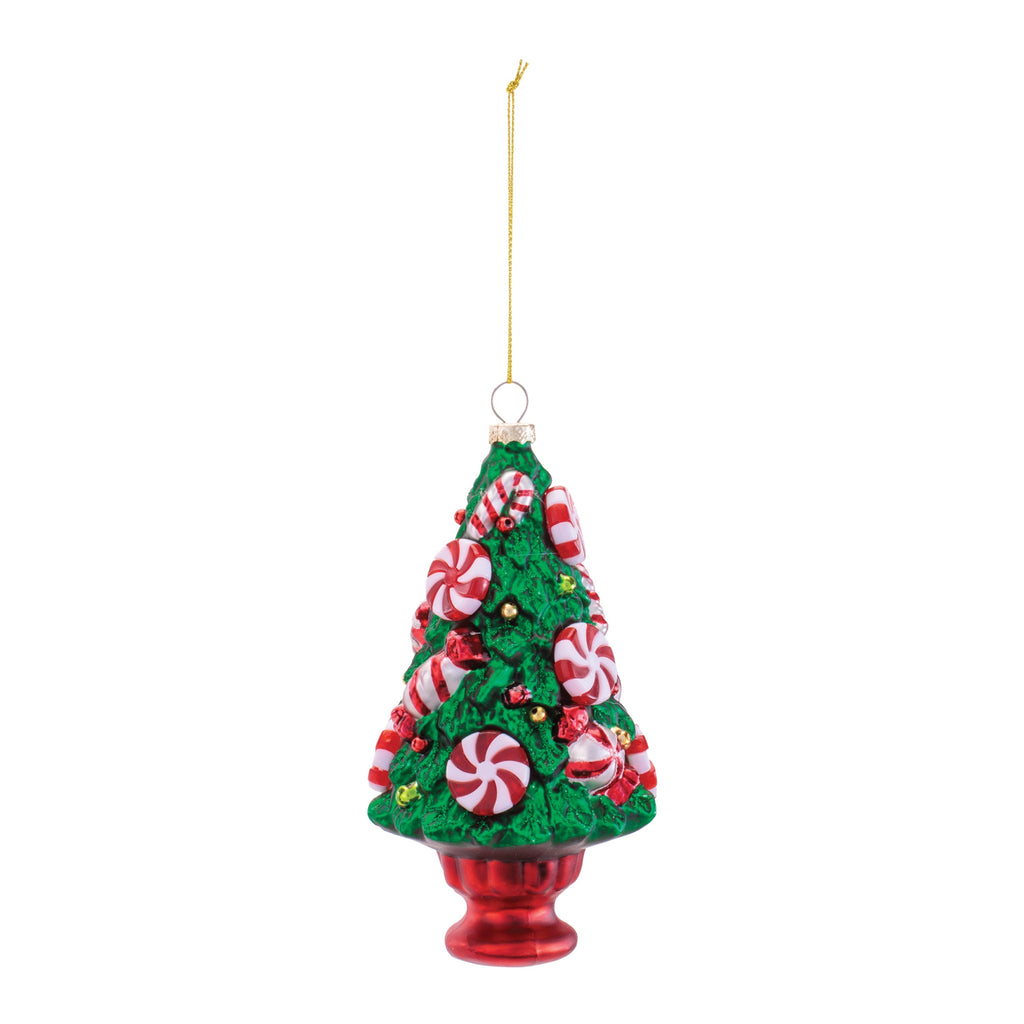 Glass Candy Tree Ornaments (Set of 12)