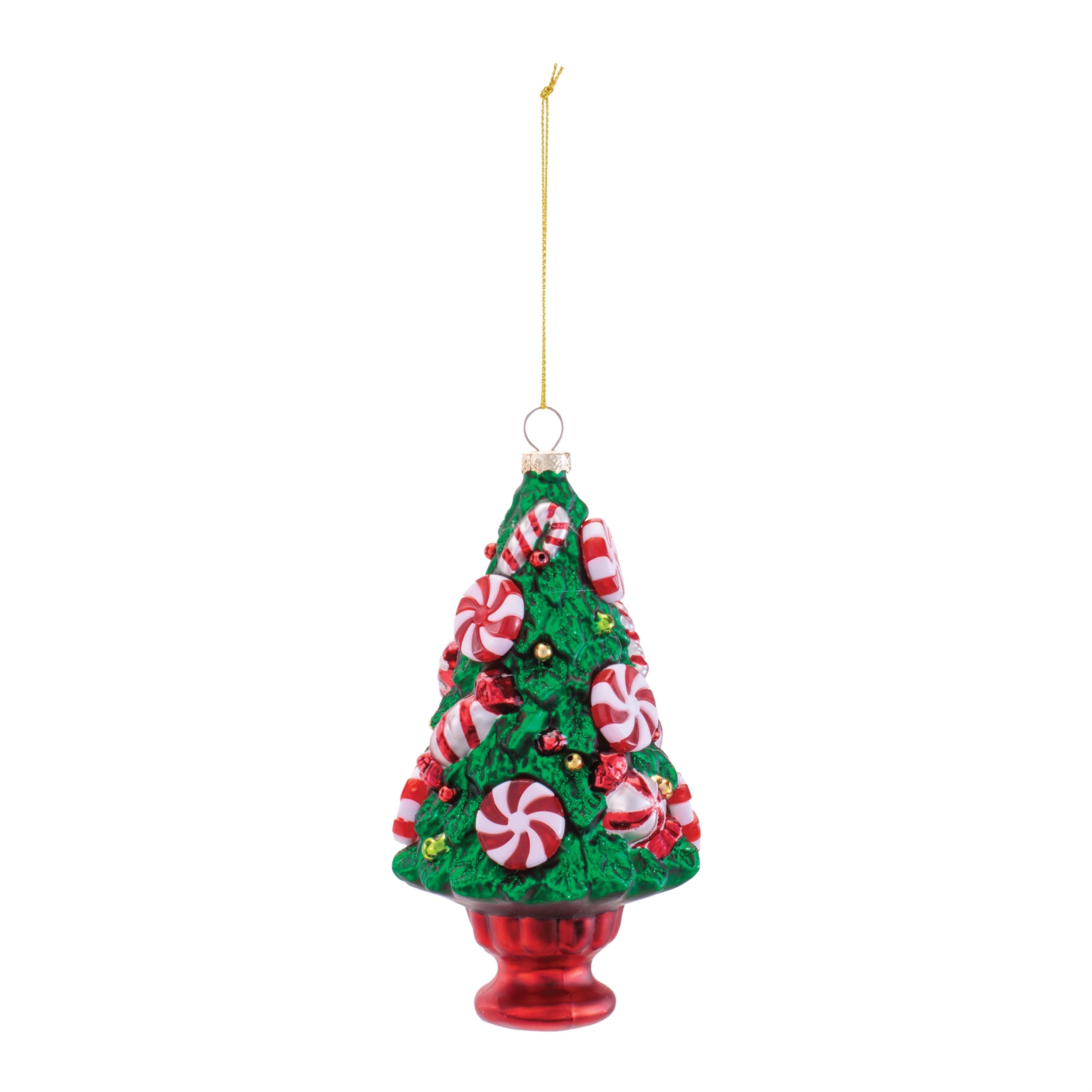 Glass Candy Tree Ornaments (Set of 12)