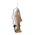 Fishing Fish Glass Ornament (Set of 6)