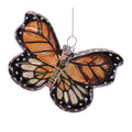 Glass Butterfly Ornaments (Set of 6)