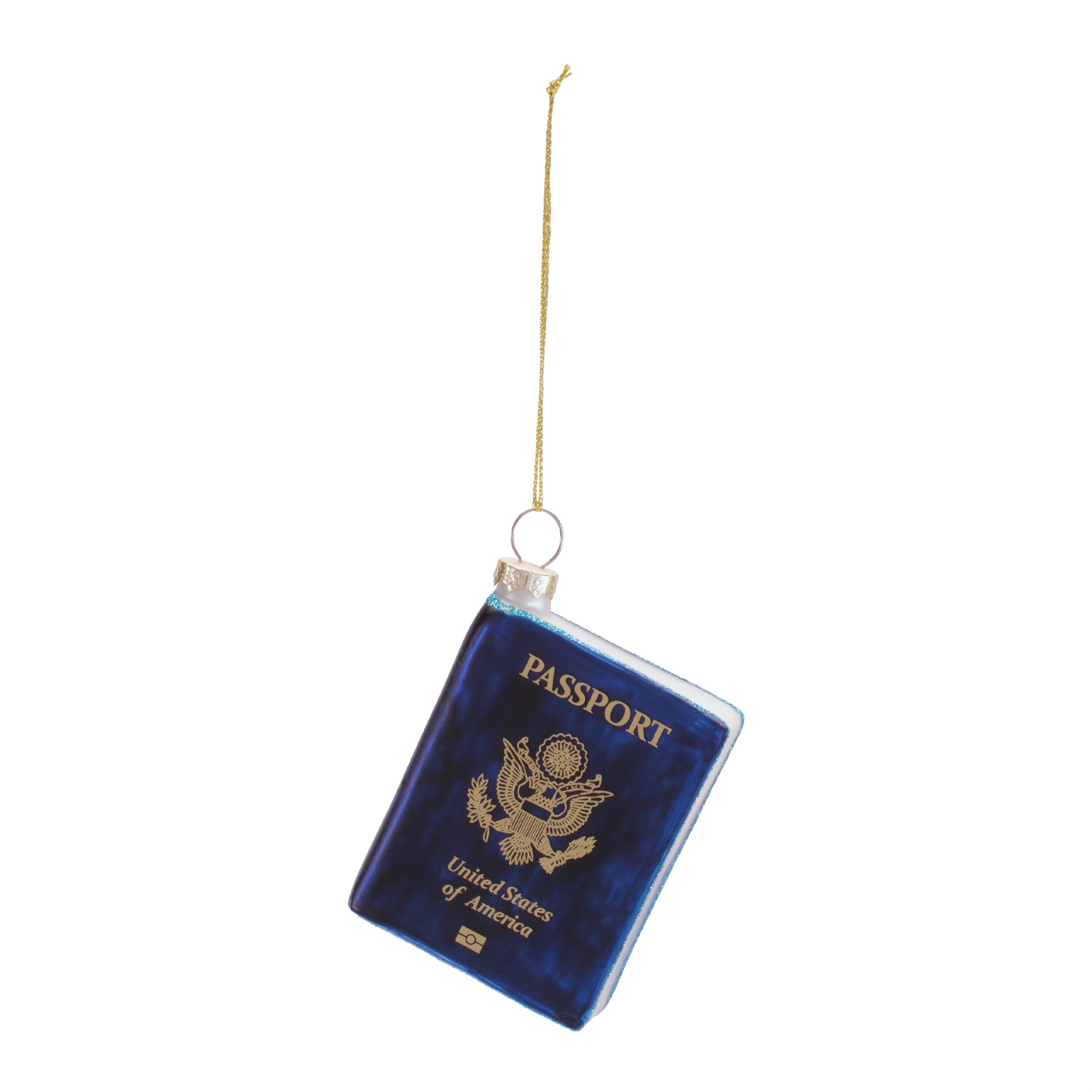 Passport Glass Ornament (Set of 6)