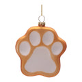 Glass Paw Print Ornaments (Set of 6)