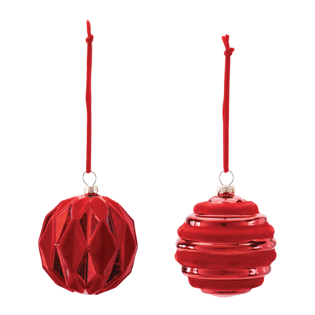 Glass Ball Ornaments (Set of 12)