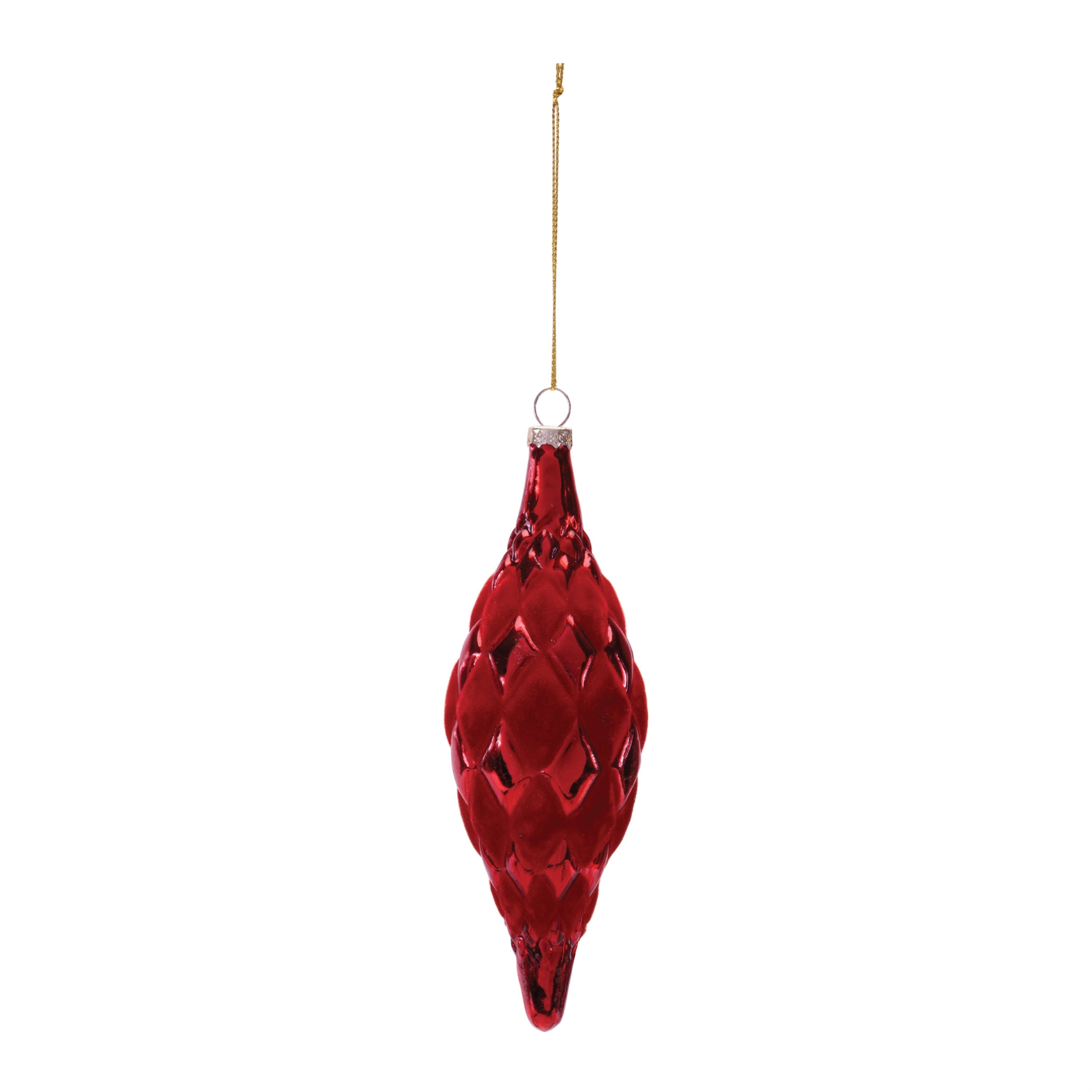Glass Drop Ornaments (Set of 12)