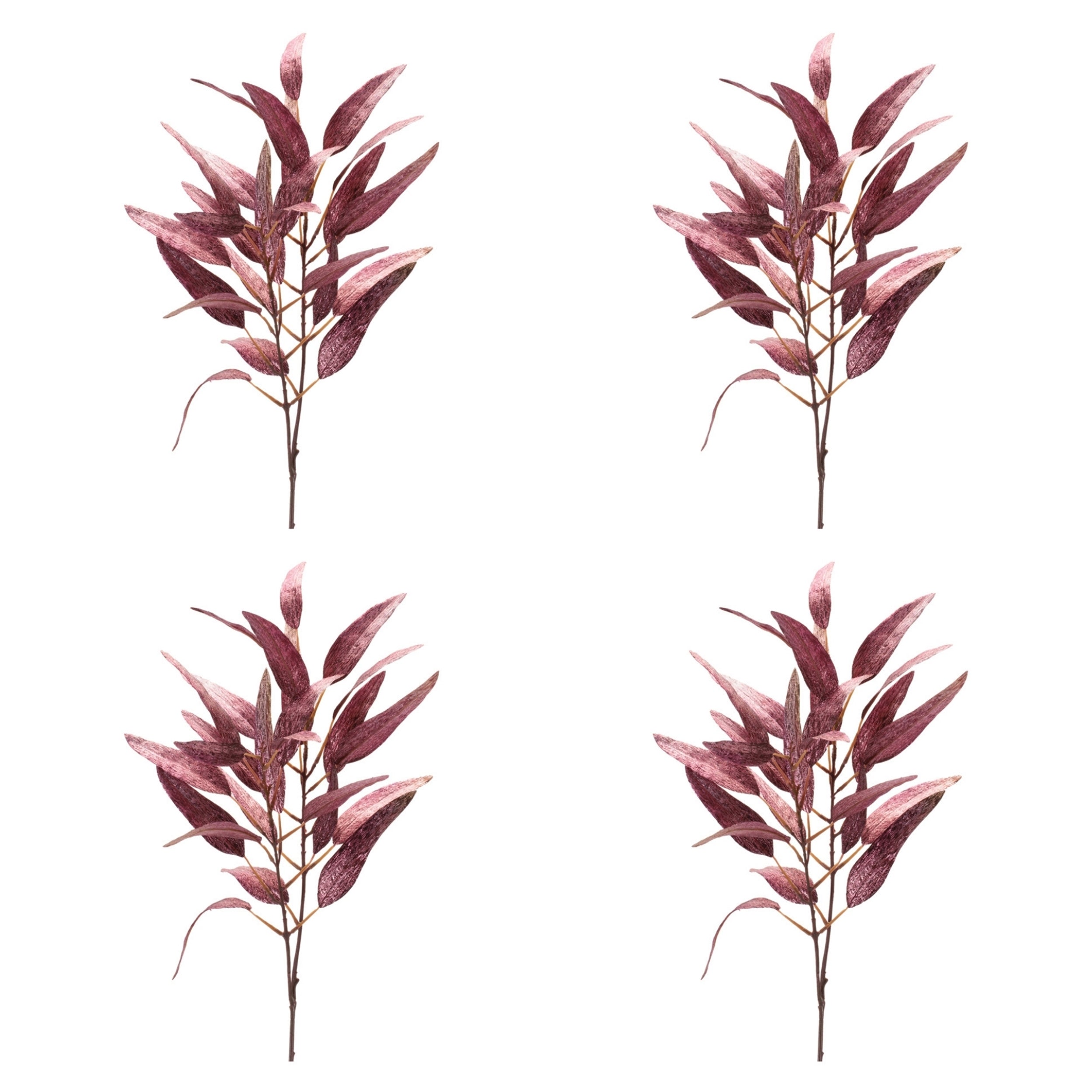 Shimmering Leaf Spray (Set of 4)