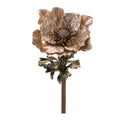 Metallic Anemone Flower Stem (Set of 4)
