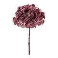 Metallic Hydrangea Flower Stem (Set of 4)