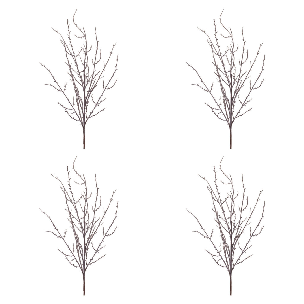 Frosted Snowy Twig Branch (Set of 4)