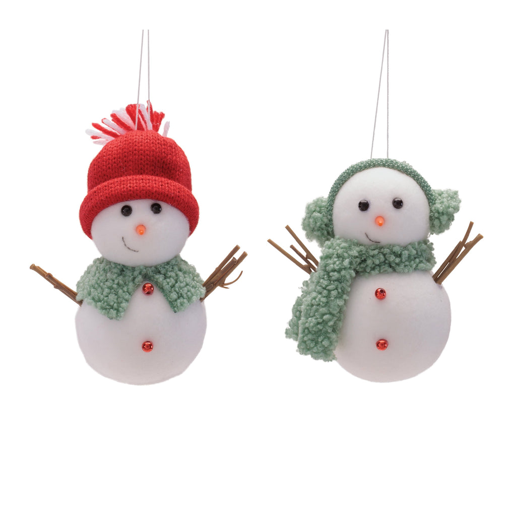 Snowman Ornaments (Set of 12)