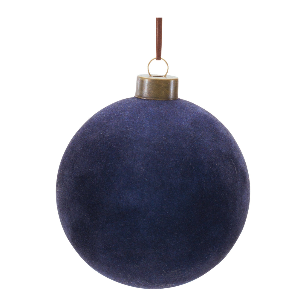 Velvet Glass Ball Ornament (Set of 12)