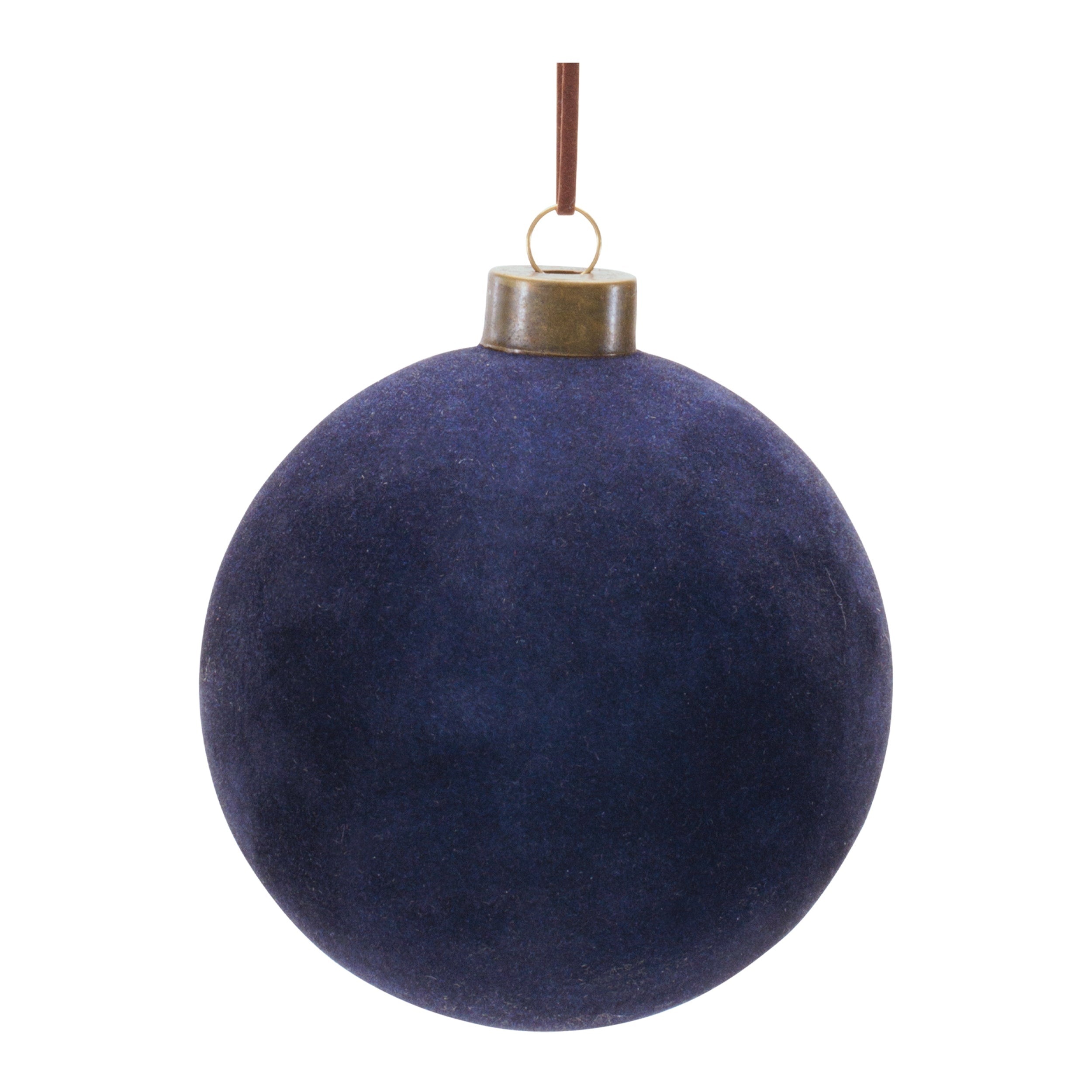 Velvet Glass Ball Ornament (Set of 12)