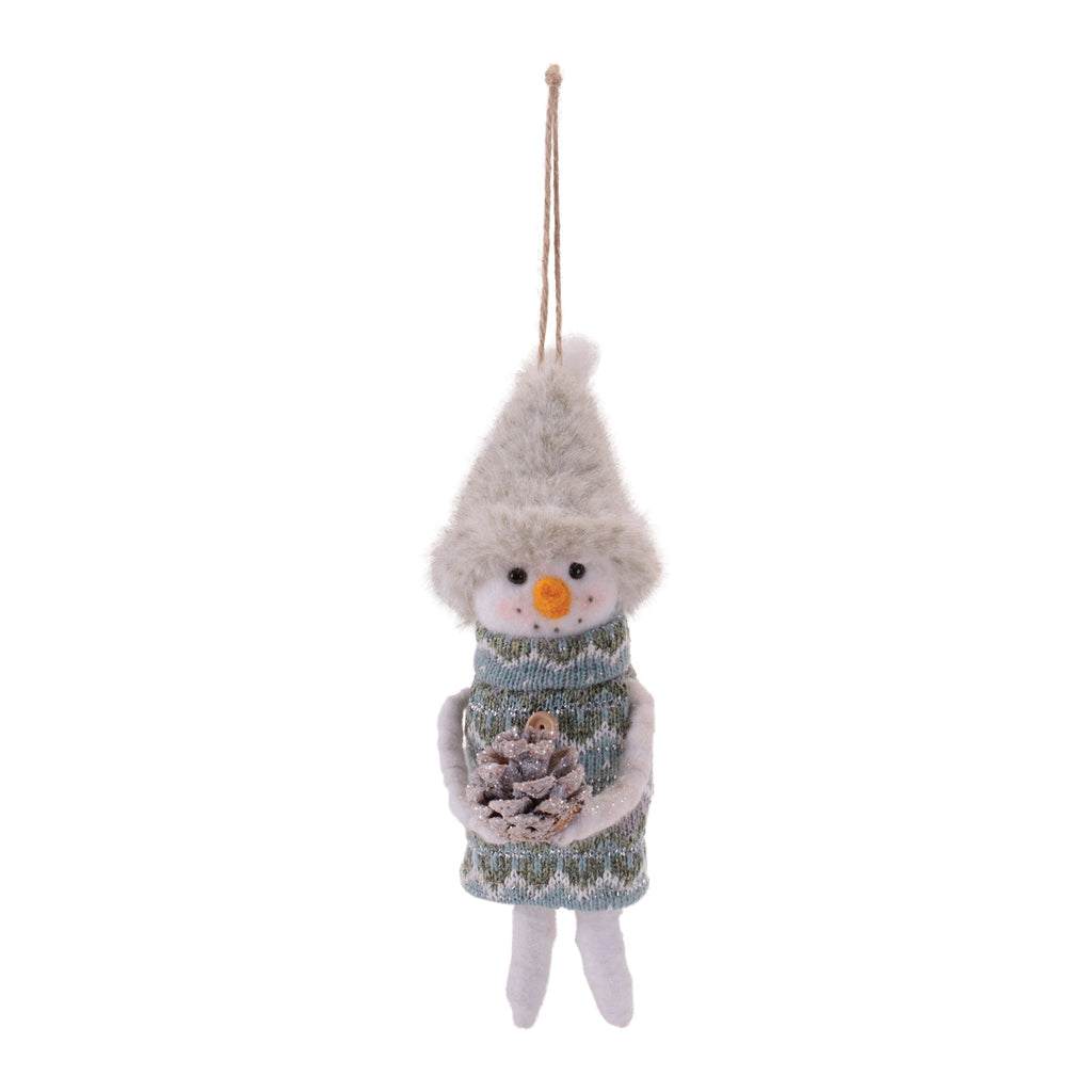 Large Snowman Ornaments (Set of 6)