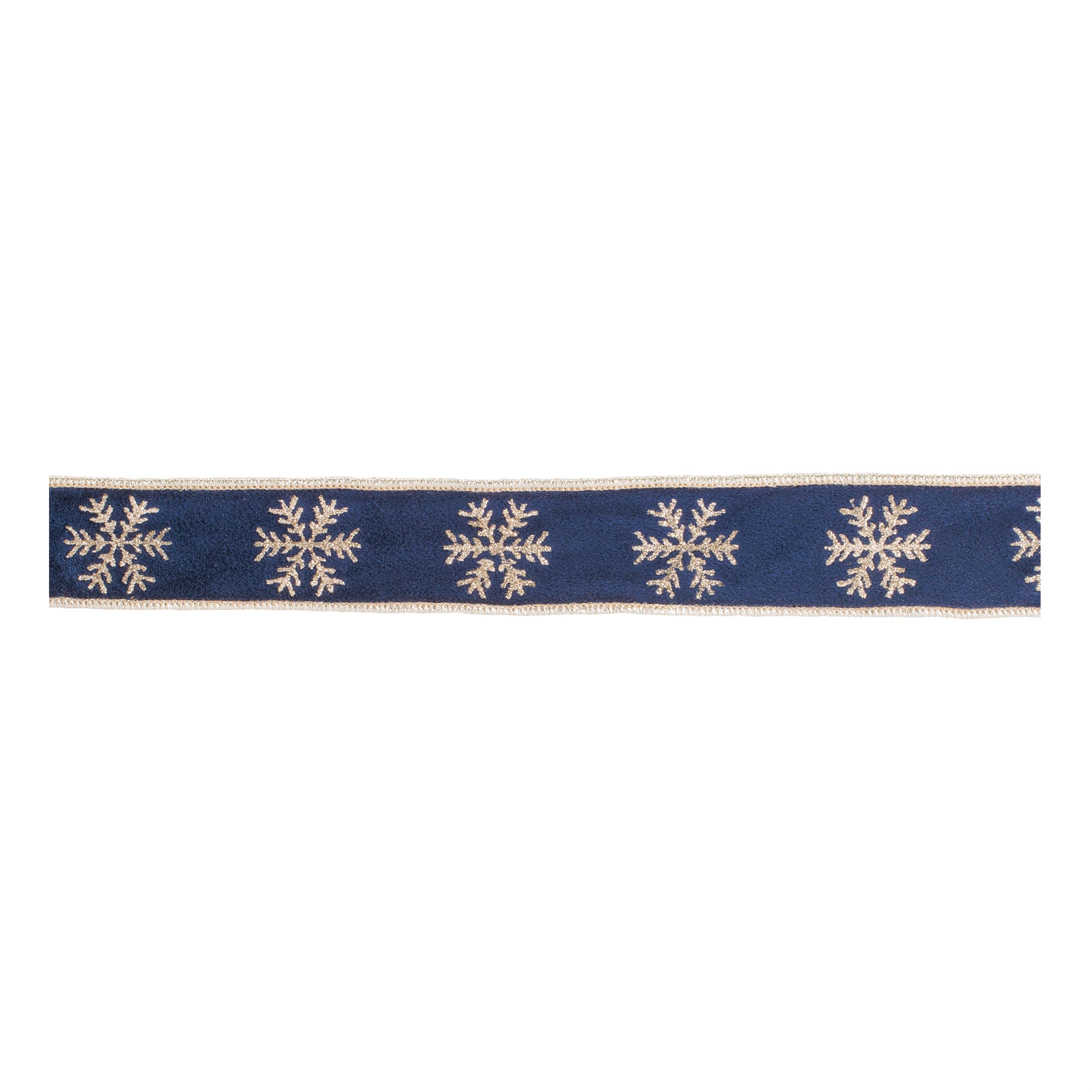 Snowflake Wired Ribbon (Set of 2)