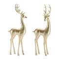 Modern Metallic Deer Figurine (Set of 4)