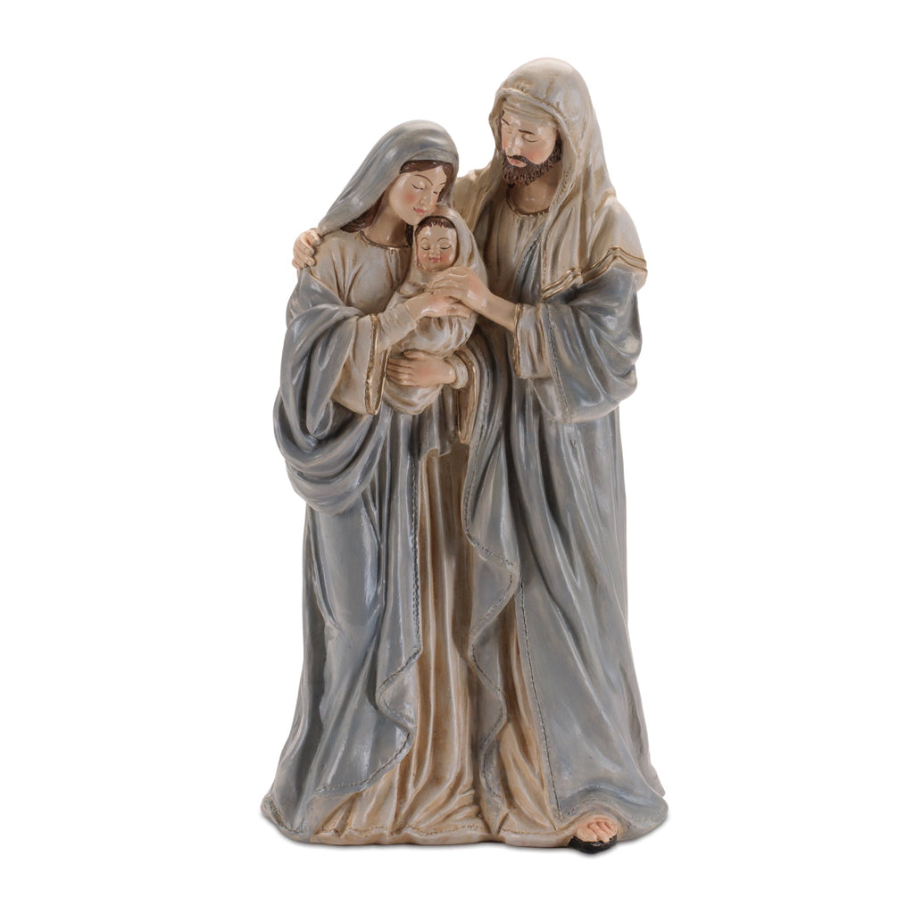 Holiday Family Statue 12"H