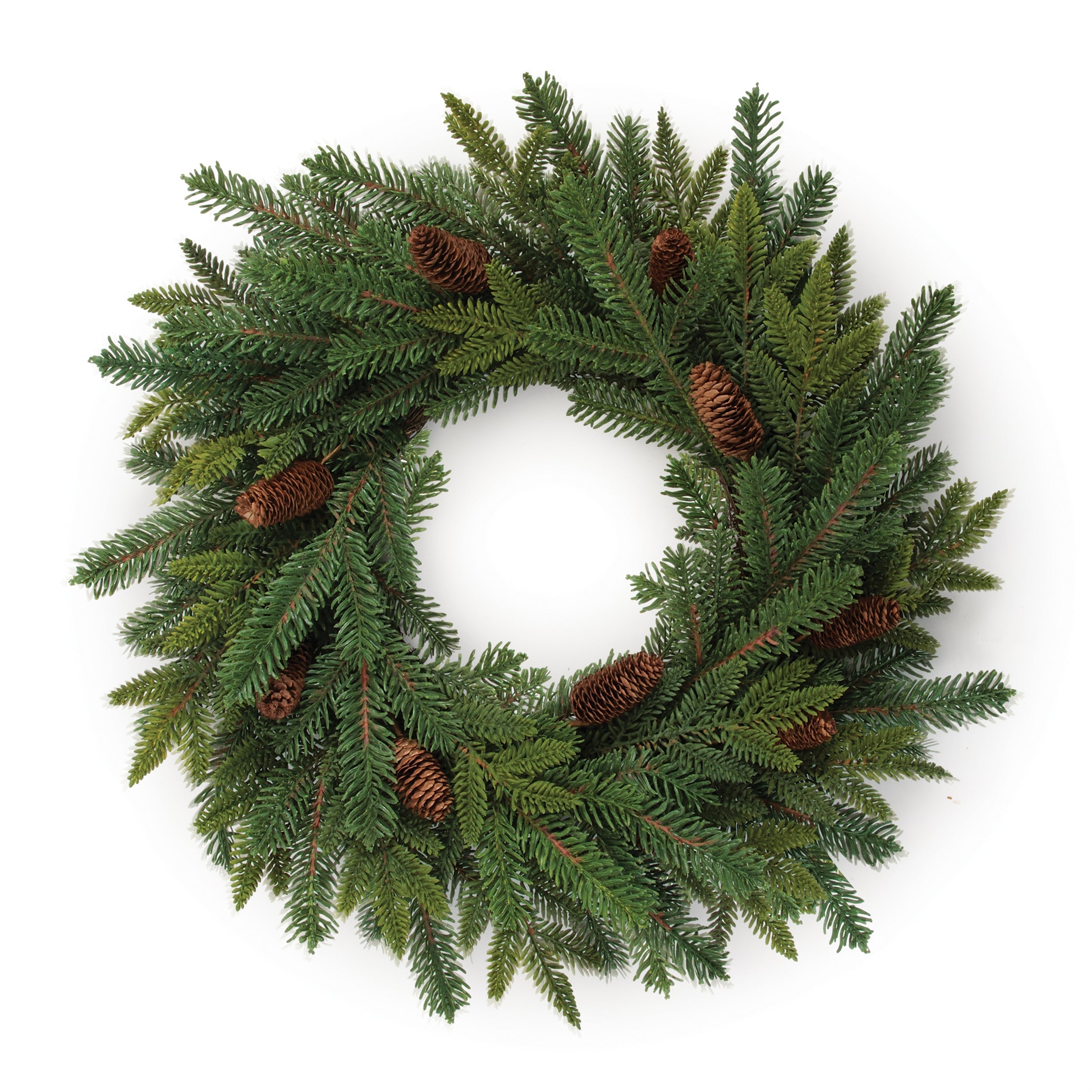 Pine and Pinecone Wreath 24"D