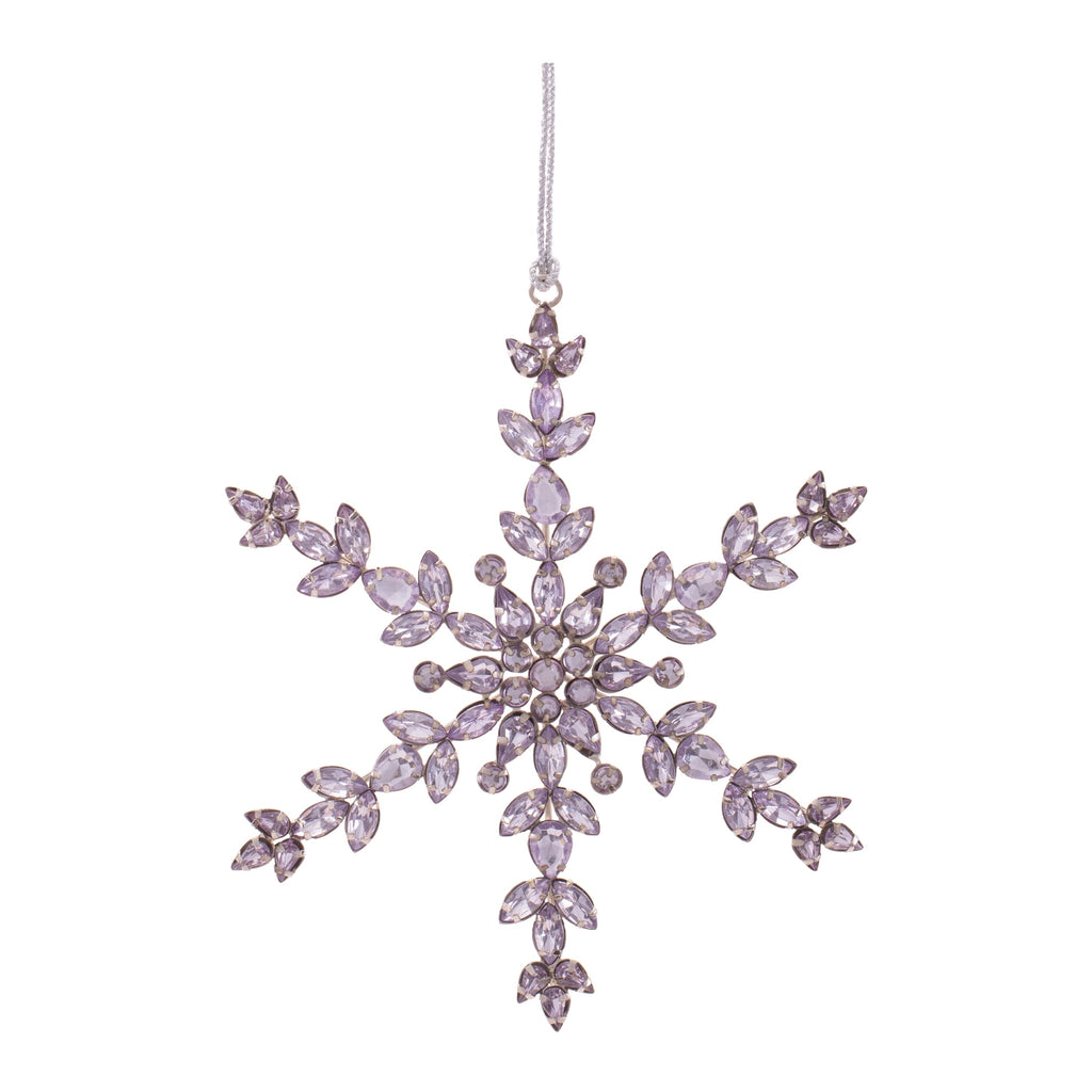 Snowflake Jewel Ornaments (Set of 6)