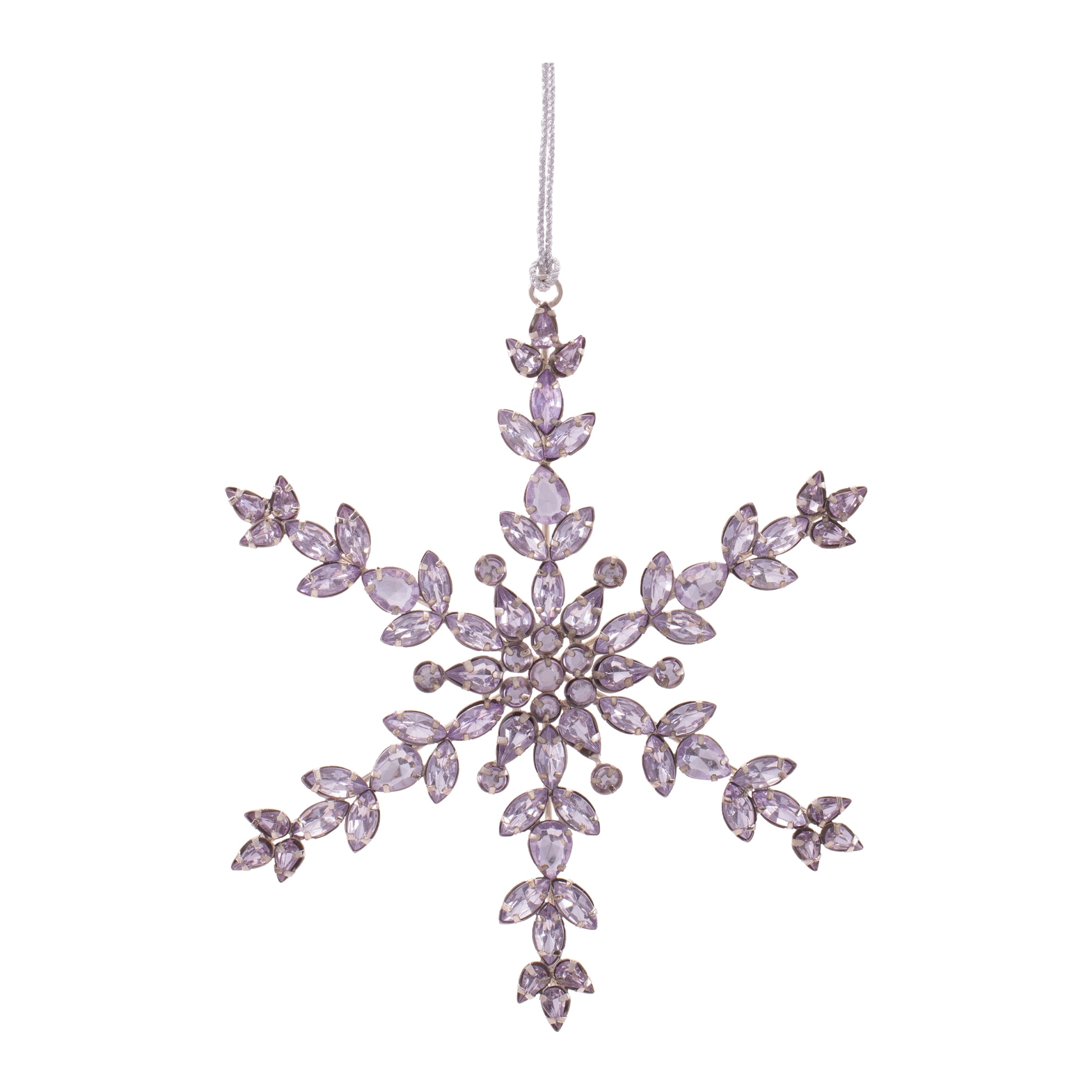 Snowflake Jewel Ornaments (Set of 6)