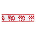 ÒHO HO HOÓ Candy Cane Wired Cotton Ribbon 4" x 5 Yds.