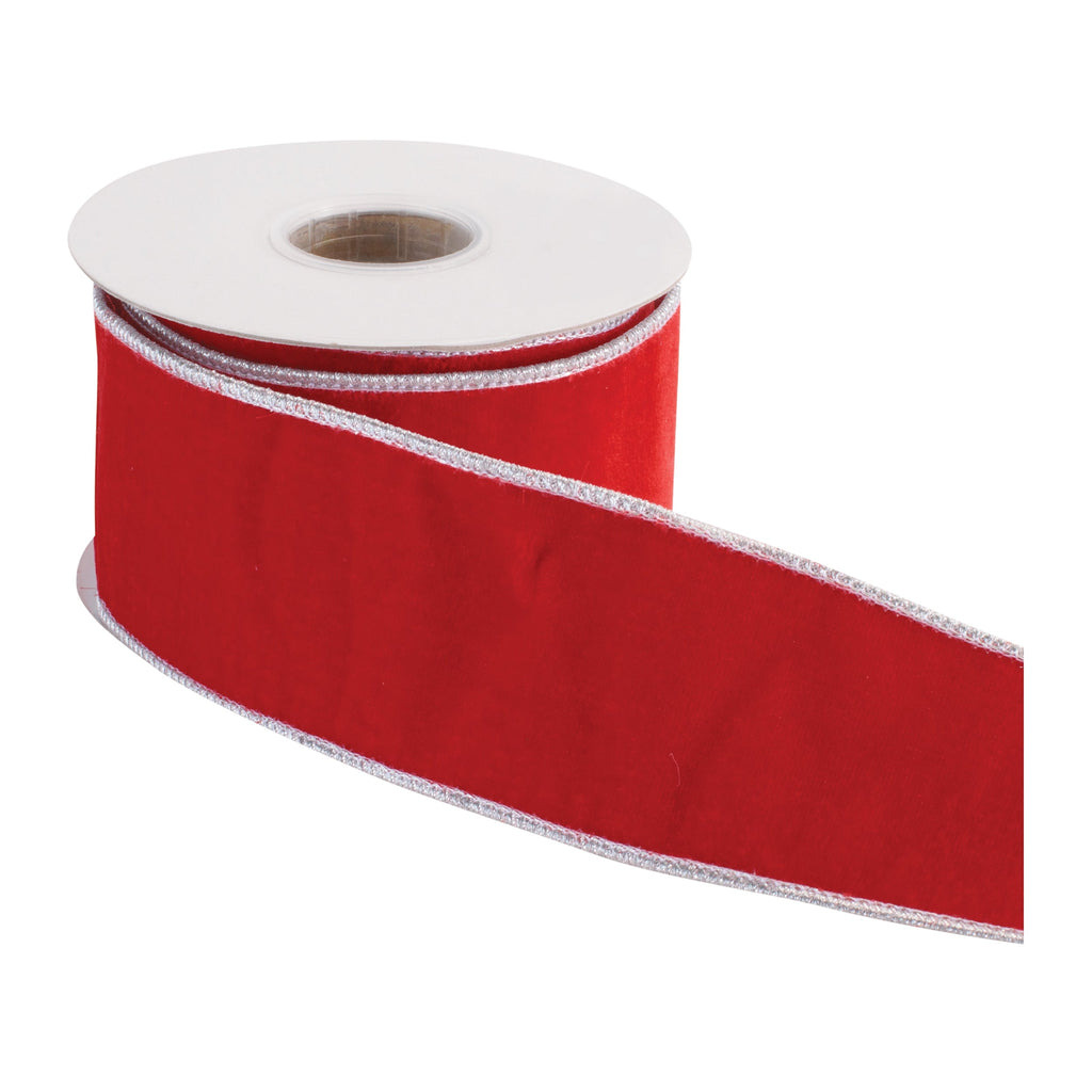 Velvet Wired Ribbon(Set of 2)