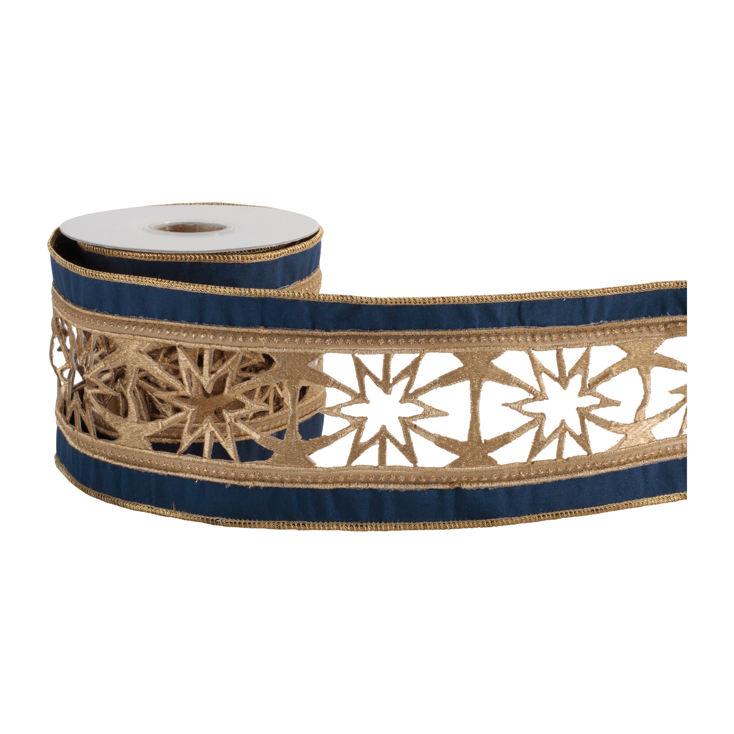 Starburst Cutout Ribbon with Border 4" x 5 Yds.
