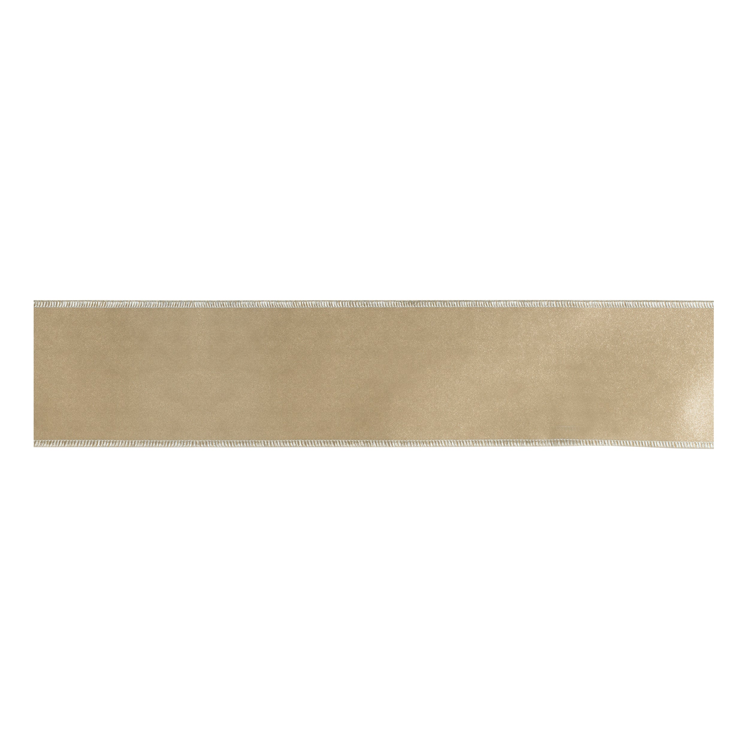 Metallic Satin Wired Ribbon 4" x 5 Yds.