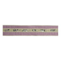 Leaf Embellished Ribbon with Metallic Trim 2.5" x 5 Yds.