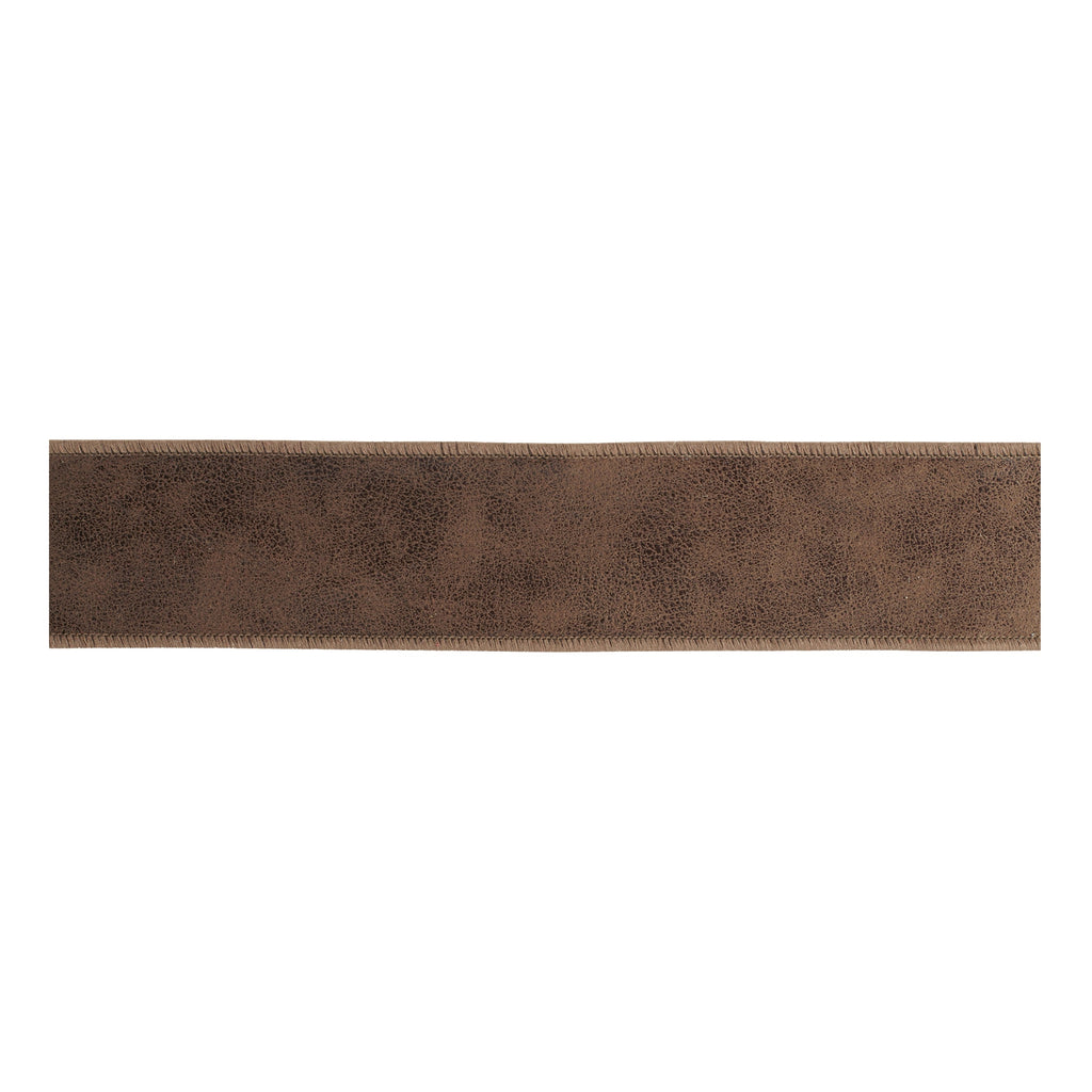 Distressed Faux Leather Wired Ribbon 2.5" x 5 Yds.