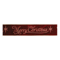 Merry Christmas Script Wired Ribbon 4" x 5 Yds.