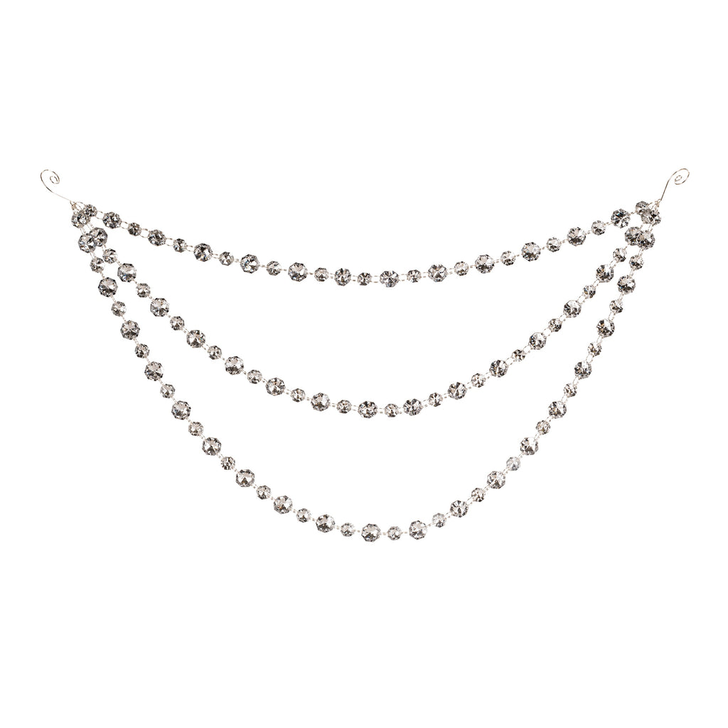 Triple Strand Bead Garland (Set of 2)