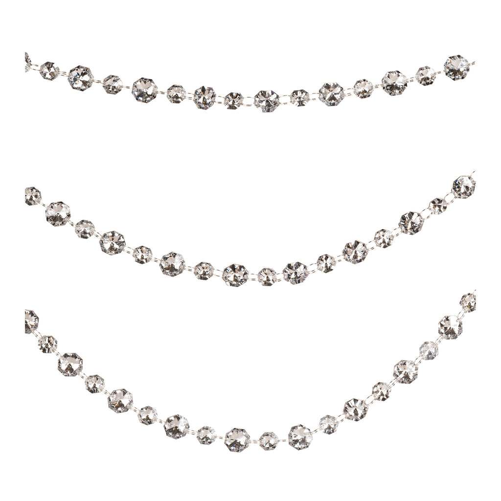 Triple Strand Bead Garland (Set of 2)