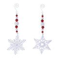 Snowflake Drop Ornaments (Set of 6)