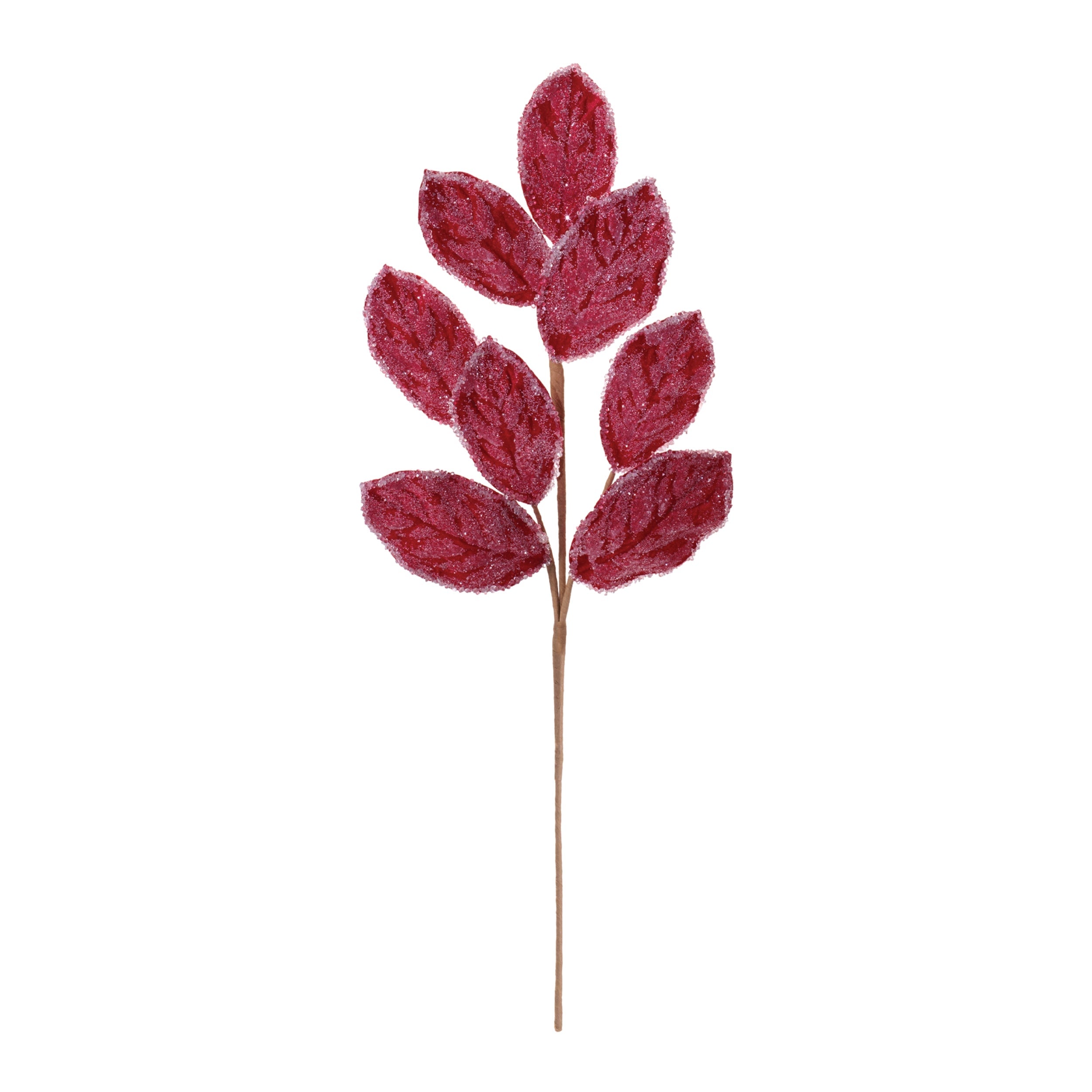 Beaded Magnolia Leaf Spray (Set of 2)