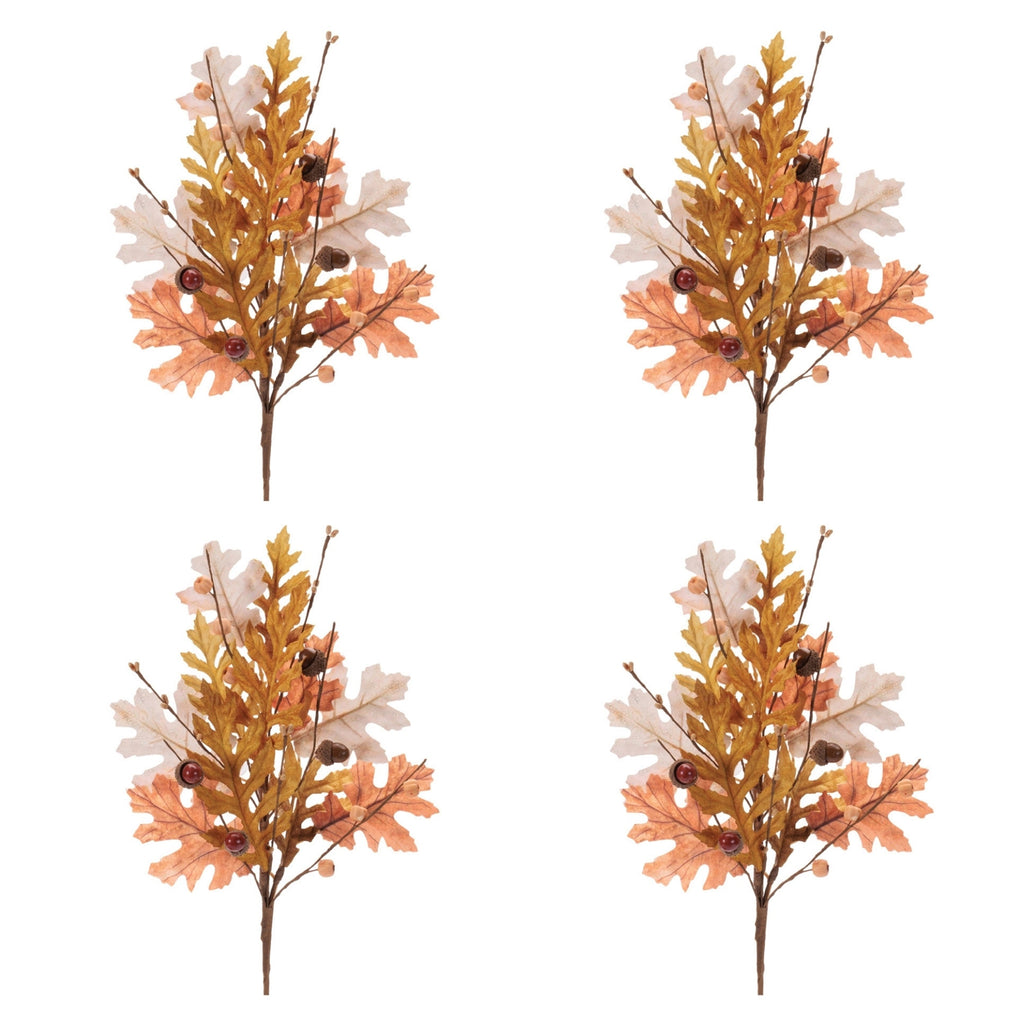 Harvest Oak Leaf Spray (Set of 4)