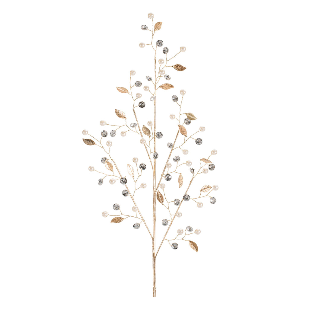 Pearl and Jewel Bead Spray (Set of 2)